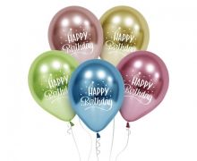 Zdjęcie produktu Balony metalizowane z nadrukiem "Happy Birthday" nr 1 