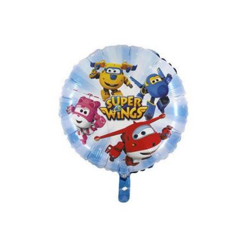 Zdjęcie produktu Balon foliowy okrągły "Super Wings" nr 1 