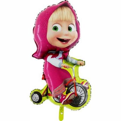 Zdjęcie 1 Balon foliowy "Masha na rowerze"