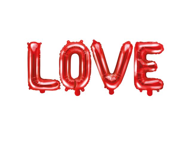 Zdjęcie 1 Balon foliowy napis "Love"