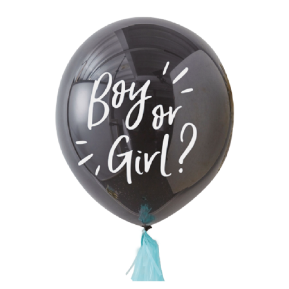 Zdjęcie produktu Balony gumowe "Boy or Girl?" niebieski nr 1 