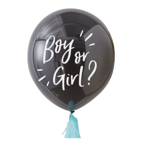Zdjęcie 1 Balony gumowe "Boy or Girl?" niebieski
