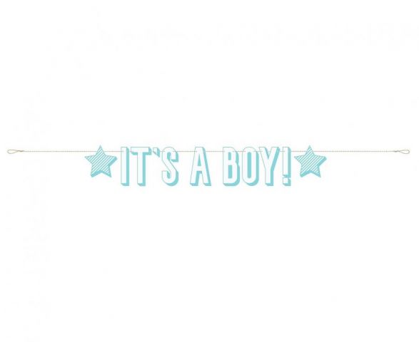 Zdjęcie 1 Girlanda papierowa "It's a boy"