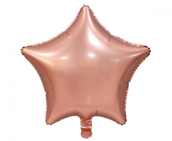 Zdjęcie 1 Balon foliowy gwiazda różowo-złota