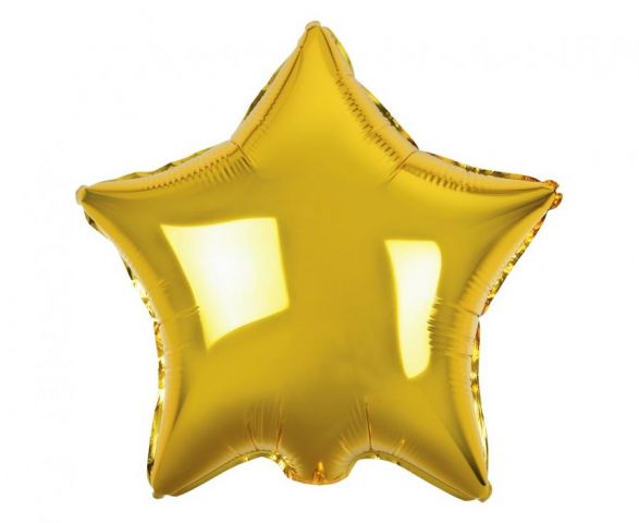 Zdjęcie 1 Balon foliowy gwiazda złota