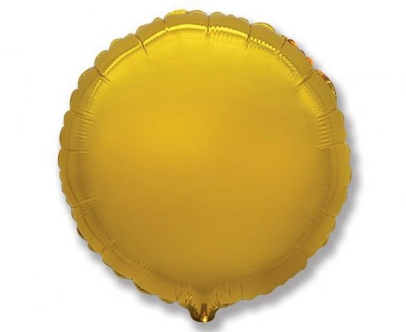 Zdjęcie 1 Balon foliowy okrągły złoty