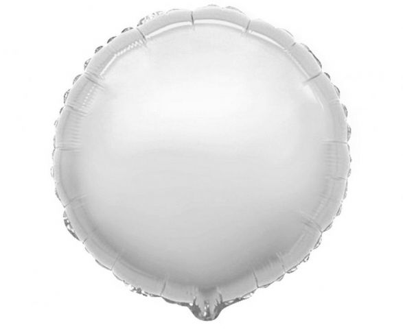 Zdjęcie 1 Balon foliowy okrągły srebrny