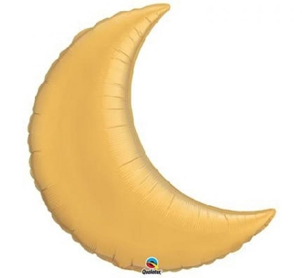 Balon foliowy księżyc złoty