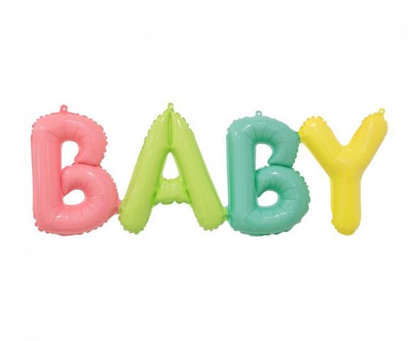 Zdjęcie 1 Balon foliowy napis Baby
