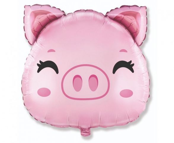 Zdjęcie 1 Balon foliowy głowa świnki