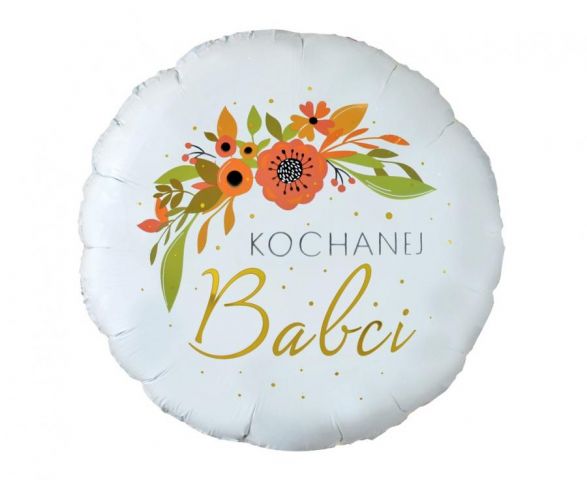 Zdjęcie 1 Balon foliowy okrągły "Kochanej Babci"