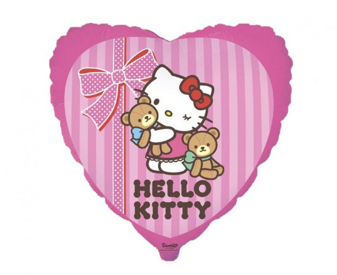 Zdjęcie produktu Balon foliowy serce Hello Kitty best friend nr 1 