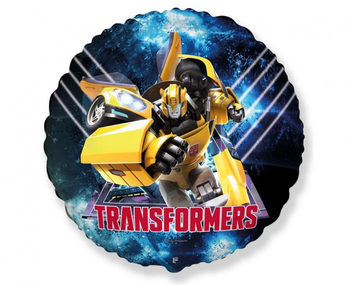 Zdjęcie produktu Balon foliowy okrągły Transformers - Bumblebee nr 1 