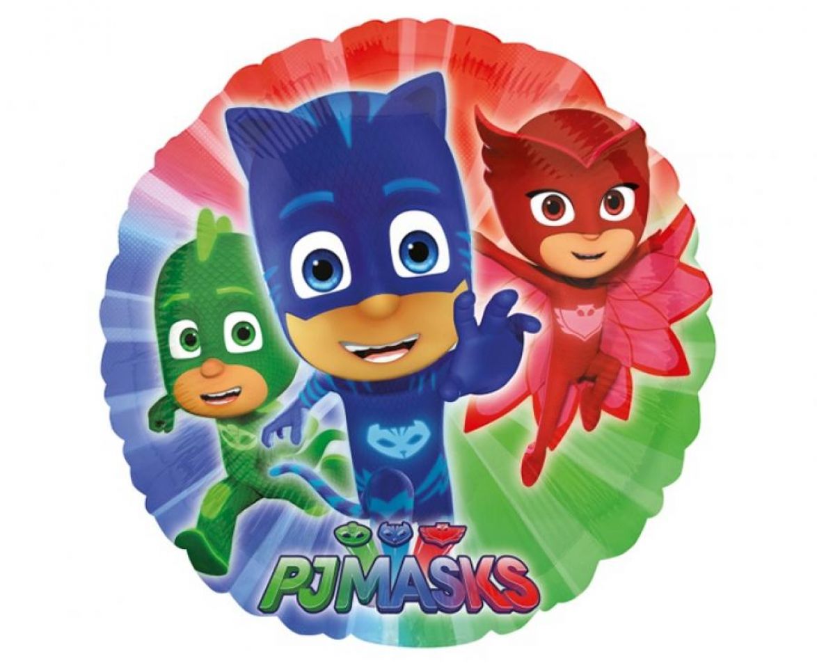 Zdjęcie produktu Balon foliowy okrągły PJ Masks nr 1 