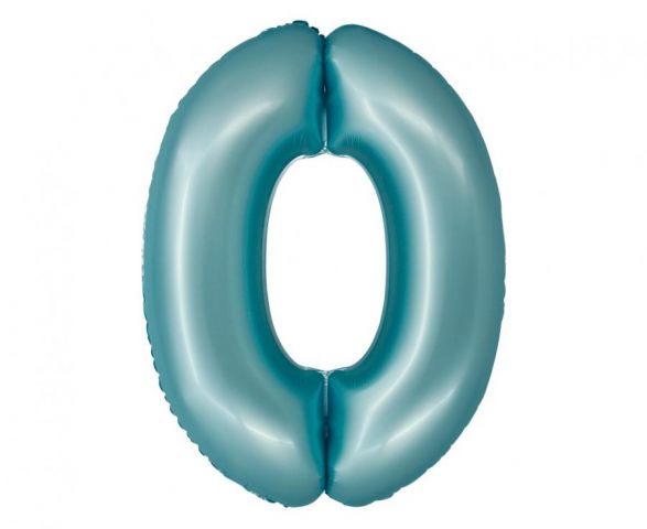 Zdjęcie 1 Balon foliowy cyfra 76cm jasny niebieski