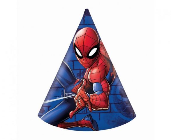 Zdjęcie 1 Czapeczki papierowe Spiderman 6szt.