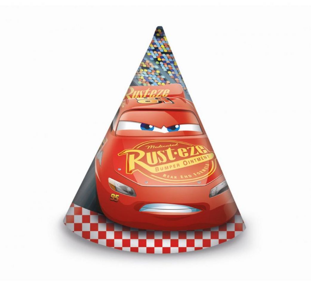 Zdjęcie produktu Czapeczki papierowe Cars 3 6szt. nr 1 