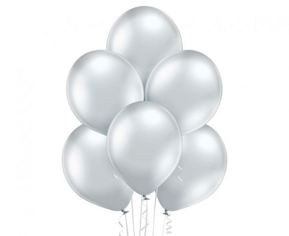 Zdjęcie 1 Balony błyszczące srebrne