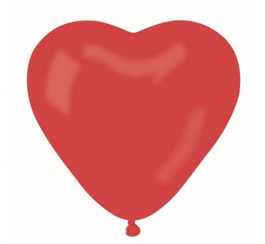 Zdjęcie 1 Balon gumowy serce czerwone małe