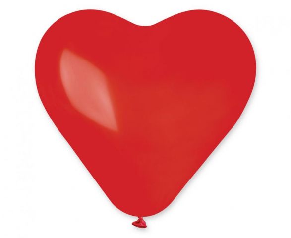 Zdjęcie 1 Balon gumowy serce czerwone duże