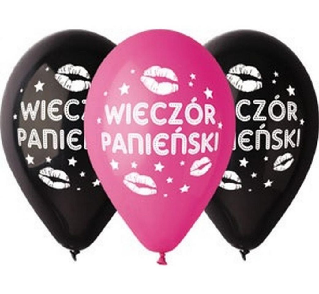 Zdjęcie produktu Balony pastelowe z nadrukiem "wieczór panieński" nr 1 